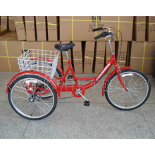 Popular Rear 6 Speed ​​24 &quot;Shopping Trike (FP-TRCY045)